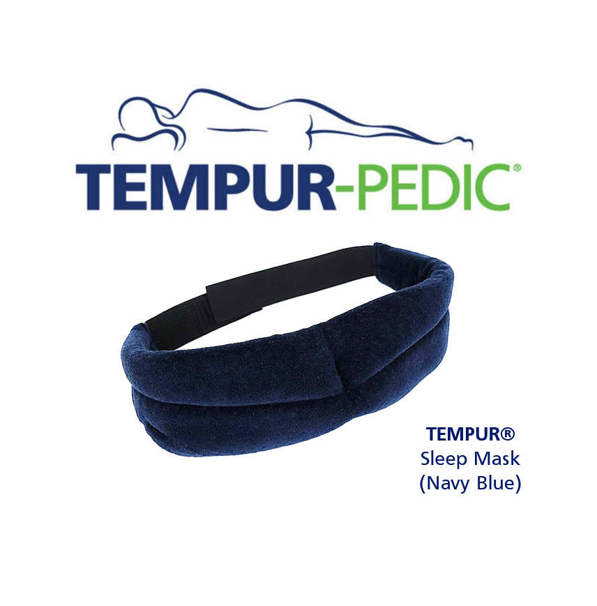 TEMPUR® Sleep Mask (Navy Blue / Soft Grey)