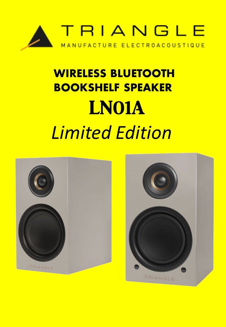 Triangle LN01A WIRELESS BLUETOOTH BOOKSHELF SPEAKER limited edition