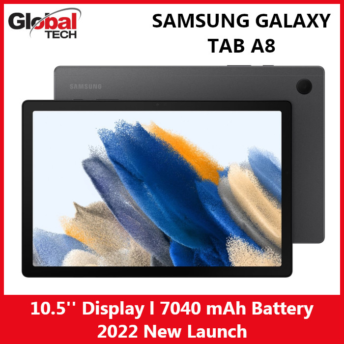 Samsung Galaxy Tab A8 10.5'' Display  / 32GB or 64GB / Model : X200 - Wifi Version or Model : X205 - LTE Version