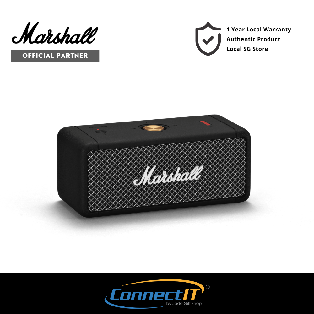Marshall Emberton Portable Wireless Speaker - IPX7 - Bluetooth 5.0 (1 Year Local Warranty)