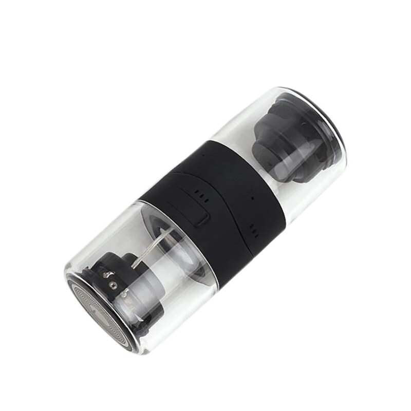 Portable Bluetooth True Wireless Speakers with Magnetic Connectable Base Transparent Bluetooth Speaker with LED Light
