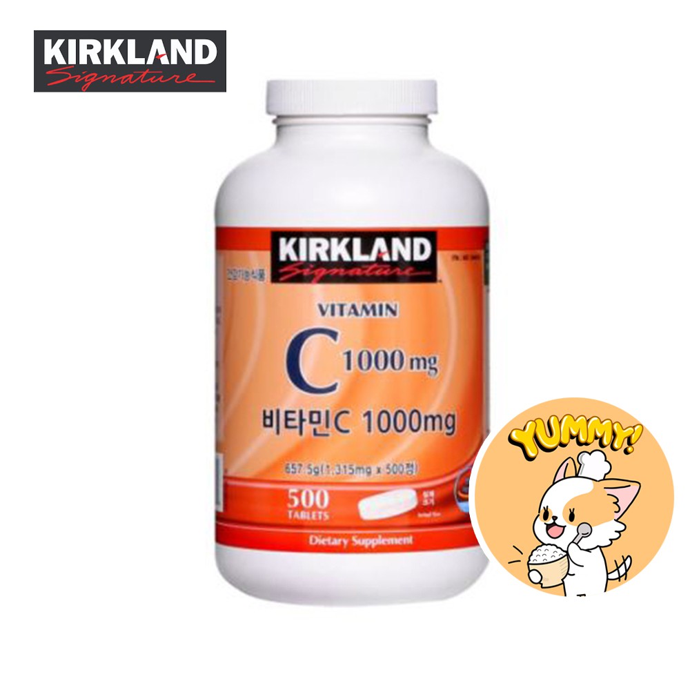 KIRKLAND Signature Vitamin C 1000mg 500 tablets COSTCO raya hari raya raya gift