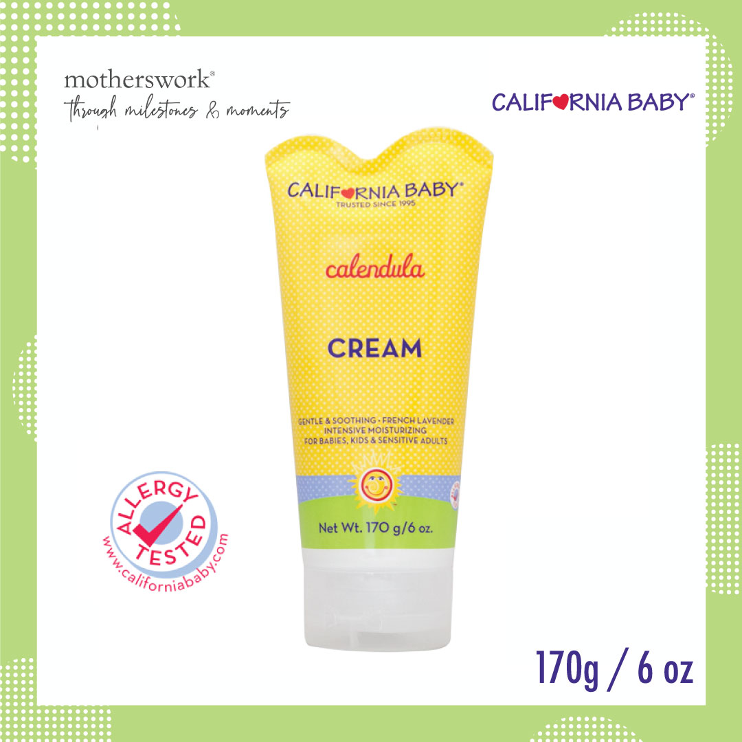 California Baby Calendula Cream (Face & Body) in Tube 6oz (Expiry April 2024) - Suitable For Baby / Kids / Adults | Facial & Body Cream / baby face cream / baby cream / baby facial cream
